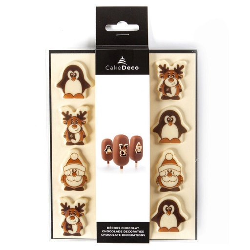 [08054214] 39705 CAKEDECO KERSTFIGUREN  6 PIECES ***S/CD***
