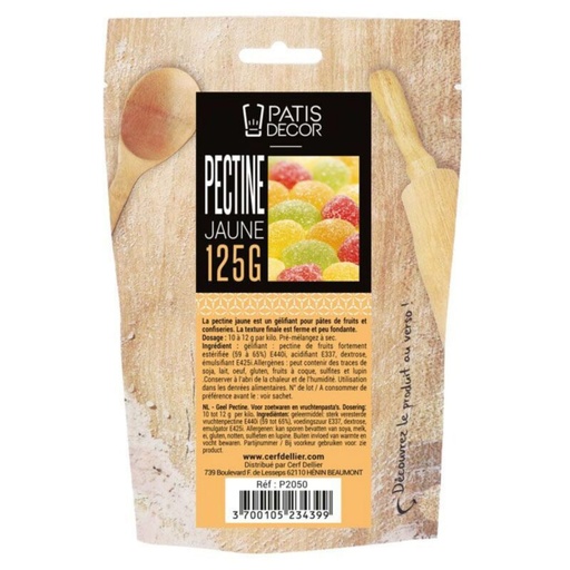[08075077] PATISDECOR YELLOW PECTIN 125GR