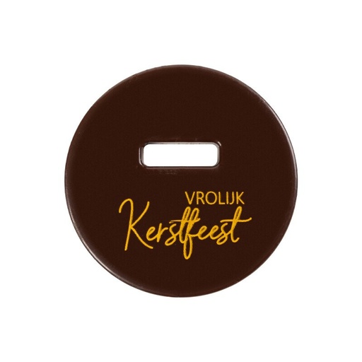 [08054971] 2015591 BOL MET GLEUF VROLIJK KERSTFEEST 5,5CM 55STKS ***OP BESTELLING***