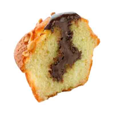 [02040036] ❄️VAMIX A230 VANILLE MUFFIN MET CACAO-HAZELNOOTVULLING 36X112GR