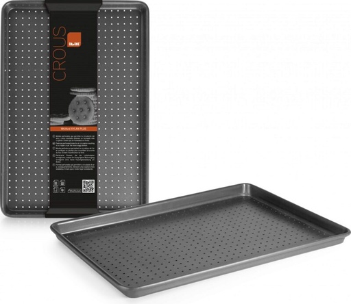 [51223056] IBILI "CROUS" PLATINUM 39X27XH2CM PERFORATED