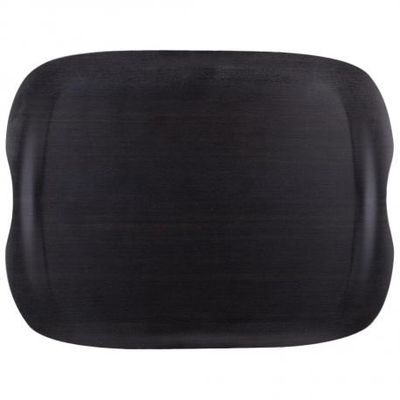 [57662849] ROLTEX TRAY RECHT. DONKER HOUT 43X33CM LICHT AARDE TRAY GOLF 90%