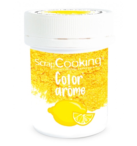 [08055665] SCRAPCOOKING COLORANT AROME ALIMENTAIRE JAUNE/CITRON 10GR