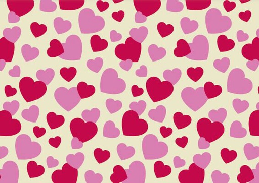 [08053871] 2046677 RED/PINK HEART TRANSFER SHEET 40X30CM 30PCS ***ON/ORDER***