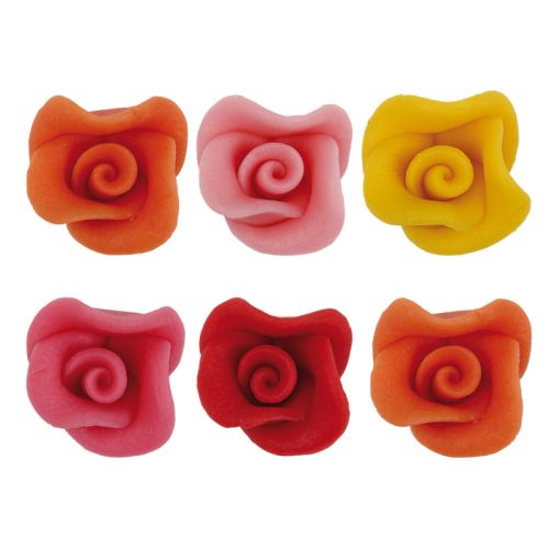 [08030716] *FF*1061003 SMALL ROSES 2.5CM 35 PCES
