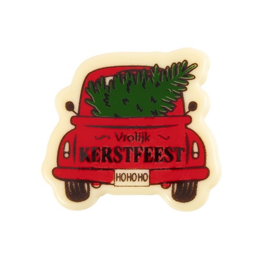 [08054951] 2015455 VOITURE VROLIJK KERSTFEEST 4,8X4,4CM 75PCS ***S/CDE***