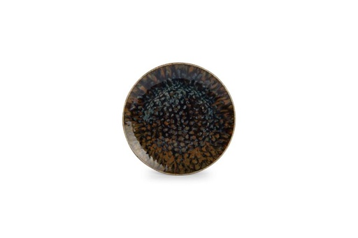 [60251865] BONBISTRO RESTO BROWN/BLUE DINNER PLATE 27CM - 743022