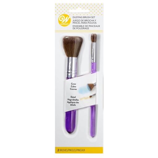 [08053079] WILTON SET 2 PINCEAUX POUR COLORANT EN POUDRE