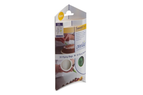 [50104703] DISPOSABLE TRANSPARENT WRITING BAGS 21X12CM DISPLAY 10 POCKETS + 10 SLEEVES