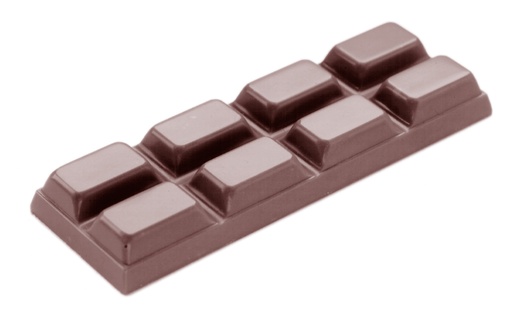 [70409489] CW1407 1X7 CHOCOLATE TABLET MOLD -- 21GR