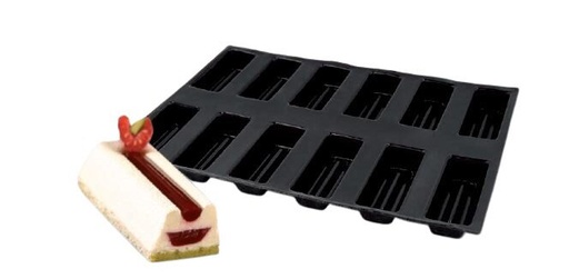 [70408390] FP-01158 FLEXIPAN® ORIGINAL INGOT WITH CAVITY 60X40CM 24EMP 10X4CM H2.5CM VOL 70ML