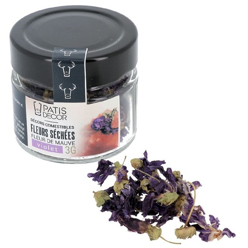 [08075544] FLEURS SECHEES BOUTONS DE ROSE VIOLET 3G