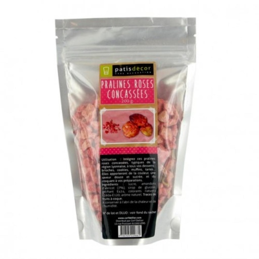 [08075908] PATISDECOR PRALINE ROSE CONCASSEE 200GR