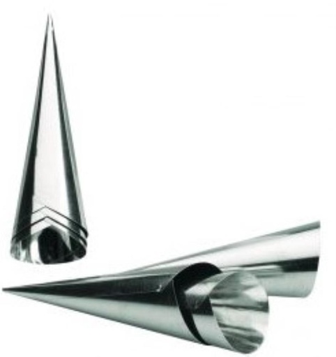 [51631021] MOULE A CORNET EN FER BLANC 110X35MM