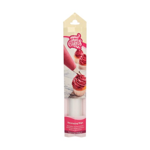 [08053606] TRANSPARENT PIPING BAG 46X26CM XL10 PCES