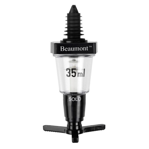 [57660798] "ECO BLACK" WALL-MOUNTED ALCOHOL DOSER 3.5CL WITHOUT SUPPORT