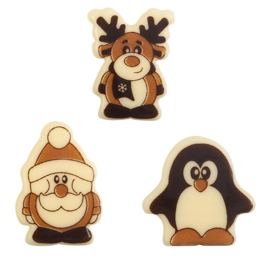 [08031612] 2014497 CHRISTMAS FIGURINES 3 X 4 CM 120 PCES