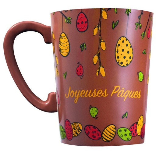 [08057364] 087181 PCB FEUILLES IMPRIMÉES ARBRE DE PÂQUES POUR MUG 25,35X11 CM 10PCES ***S/CDE***