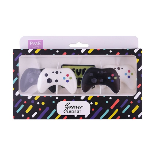 [08053451] PME BOUGIE GAMING MANETTE + LEVEL UP 5 PCES