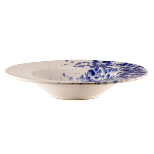 [60251628] LE COQ PHOBOS WHITE BLUE DOTS ASSIETTE 28.5XH5.5CMCREUSE PASTA STONEWARE - LPHO019BB006285 
