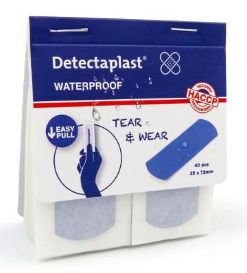 [70410528] DETECTAPLAST WATERDICHTE VERBANDEN NAVULLING VOOR DISPENSER DOOS VAN 5X40 STUKS