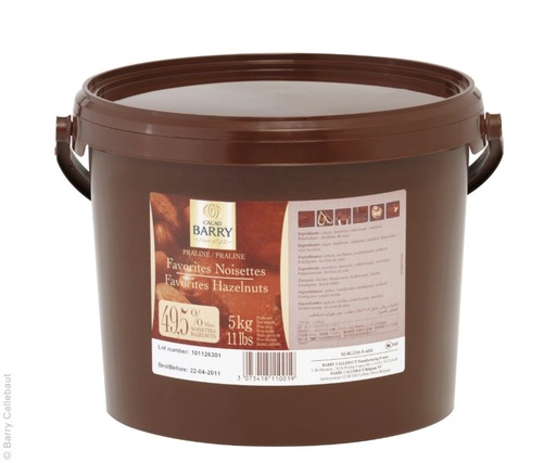 [03070550] BARRY M-8G310-N-604/PRN-HA50CBY-E0-T60 PRALINE  AMANDELNOTEN 2 EMMERS X5 KG ***OP/BESTELD***