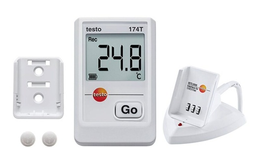 [52902382] TESTO ENREGISTREUR TEMPERATURE 174T AFFICHEUR  + INTERFACE USB 1 CANALT-20°C...+70°C-IP55